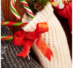 PRÄSENT Geschenk- & Ringelband|Deko-, Motiv- & Schmuckband>Geschenkband-Set "Christmas Leinen“