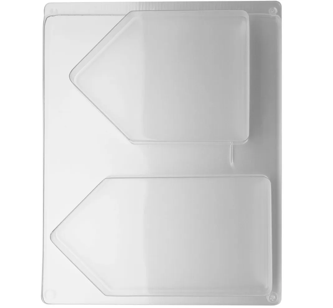 Rayher Gießformen>Gießform "2 Häuser", ca. 13,5 - 16,5 cm