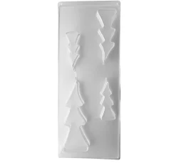 Rayher Gießformen>Gießform "4 Tannenbäume", ca. 8-16 cm