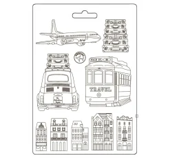 Stamperia Gießformen>Gießform "Art of Travelling", Transports