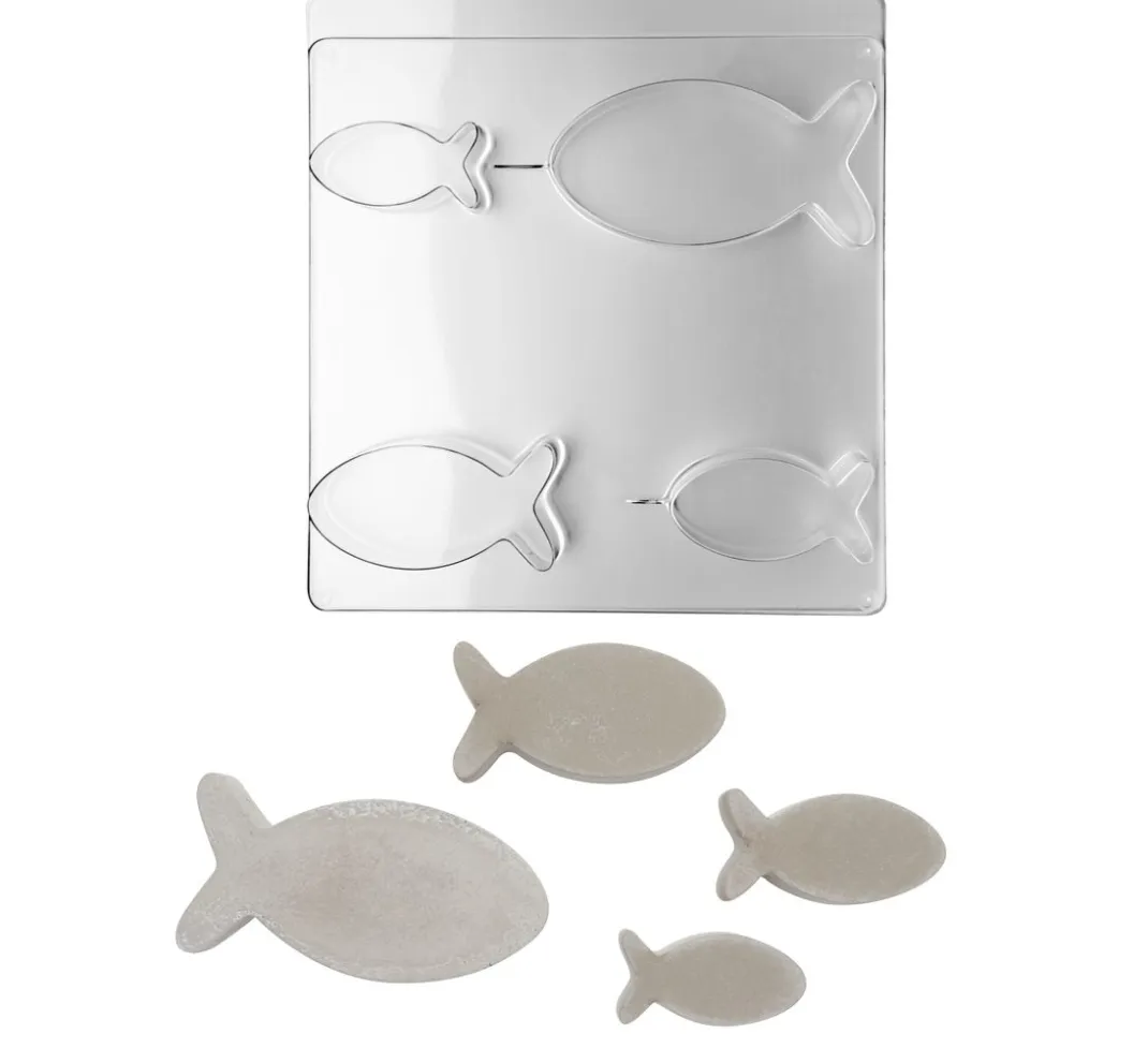 Rayher Gießformen>Gießform "Fische", 4 Größen