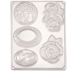 GLOREX Seifen-Design|Gießformen>Gießform "Ornamente"