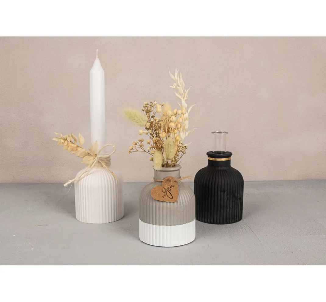 Rayher Gießformen>Gießform "Vase fein geriffelt"