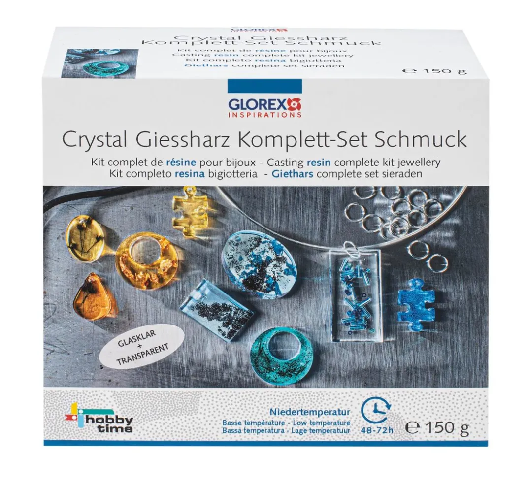 GLOREX Sets|Bastelsets>Gießharz Starter-Set "Schmuck"