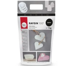 Rayher Gießmasse>Gießpulver "Raysin 100", weiß