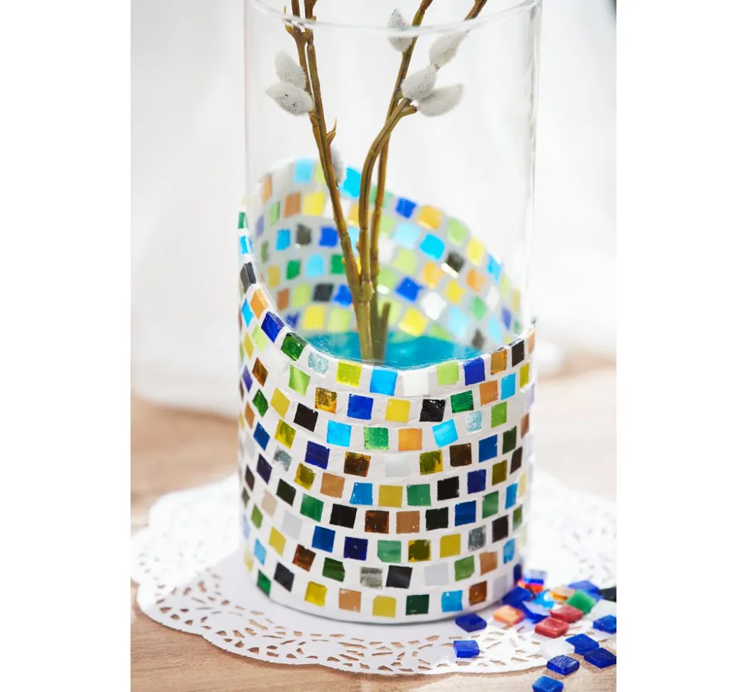 creativ company Mosaik Basteln>Glas-Mosaiksteine "Bunter Mix"
