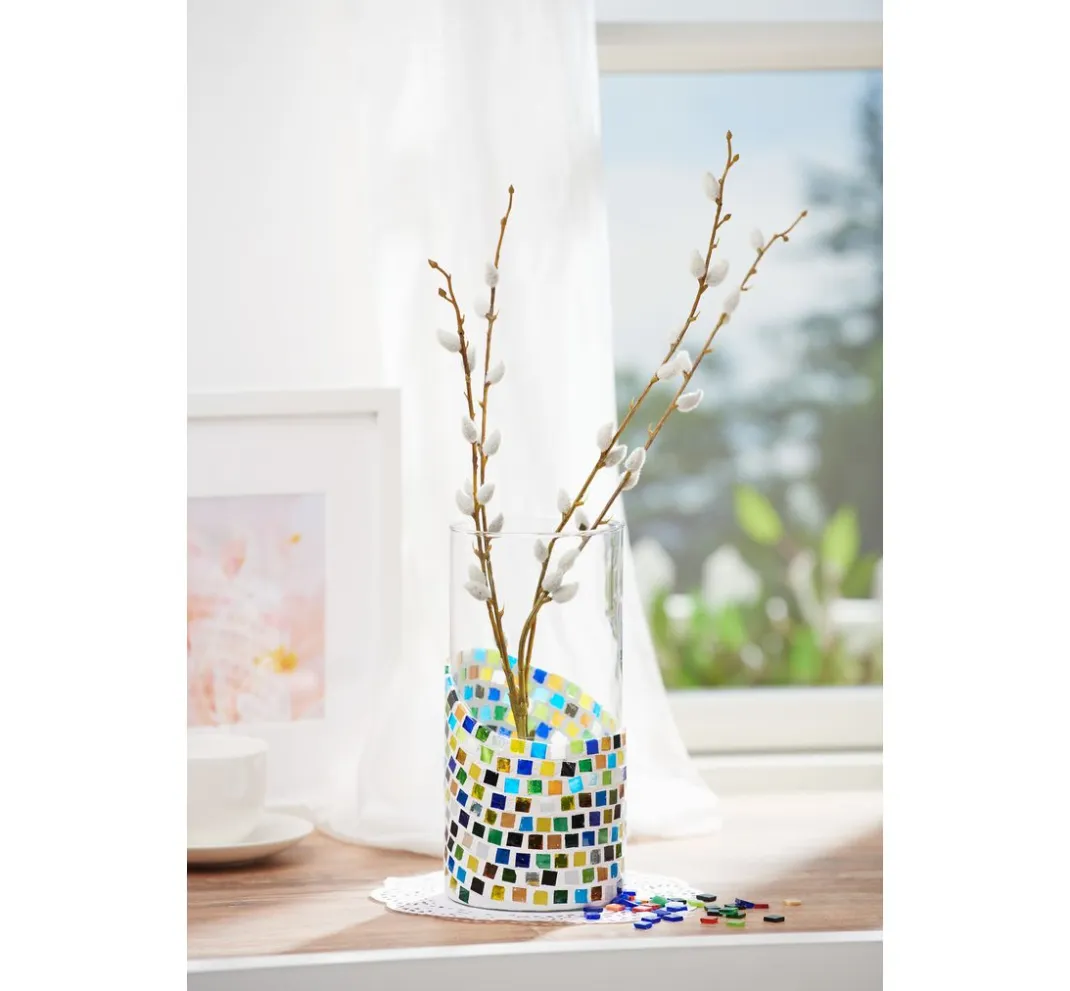 creativ company Mosaik Basteln>Glas-Mosaiksteine "Bunter Mix"