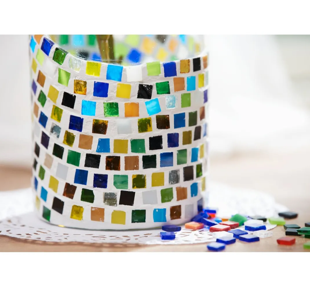 creativ company Mosaik Basteln>Glas-Mosaiksteine "Bunter Mix"