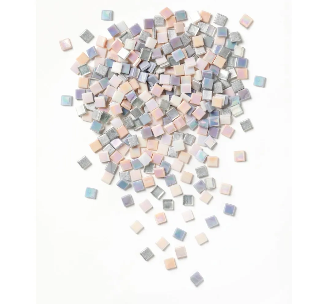 folia Mosaik Basteln>Glas-Mosaiksteine Mix, farbig sortiert
