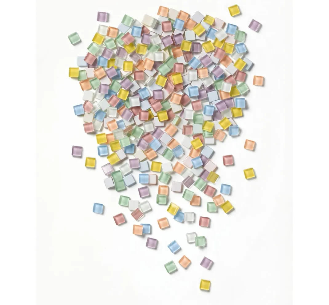 folia Mosaik Basteln>Glas-Mosaiksteine Mix, farbig sortiert