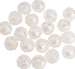 PRACHT Glasperlen>Glasschliffperle Rund, 6 mm