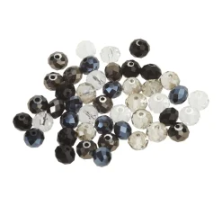 PRACHT Glasperlen|Perlensterne>Glasschliffperlen, 8 mm, 45 Stück