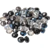 PRACHT Glasperlen|Perlensterne>Glasschliffperlen, 10 mm, 35 Stück