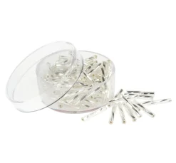 PRACHT Perlensterne|Glasperlen>Glasstifte twisted, 15 mm