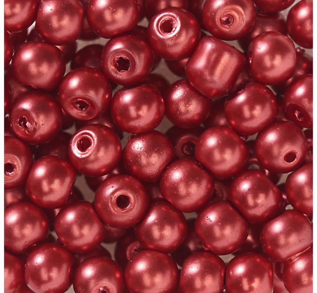 PRACHT Perlensterne|Wachsperlen>Glaswachsperlen, Ø 4 mm, 100 Stück