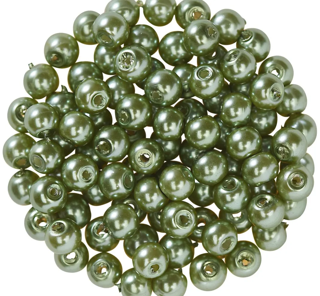 PRACHT Perlensterne|Wachsperlen>Glaswachsperlen, Ø 4 mm, 100 Stück