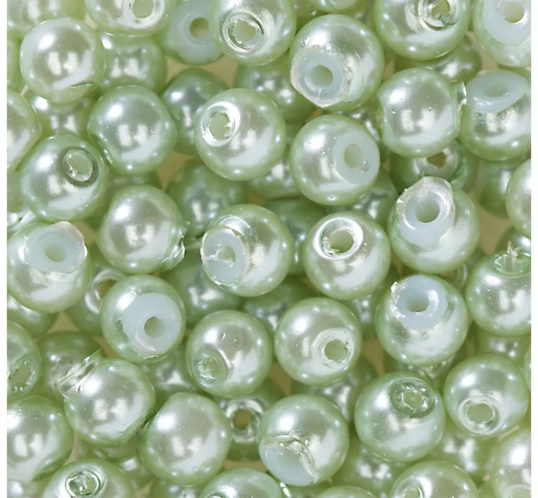 PRACHT Perlensterne|Wachsperlen>Glaswachsperlen, Ø 4 mm, 100 Stück
