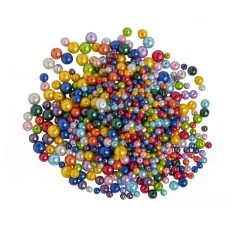 Zauberperle Wachsperlen|Perlenmix>Glaswachsperlen-Mix "Bunt", 150 g