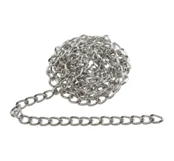 PRACHT Ketten>Gliederkette, 1 m, Aluminium, ca. B 6 x H 9 mm