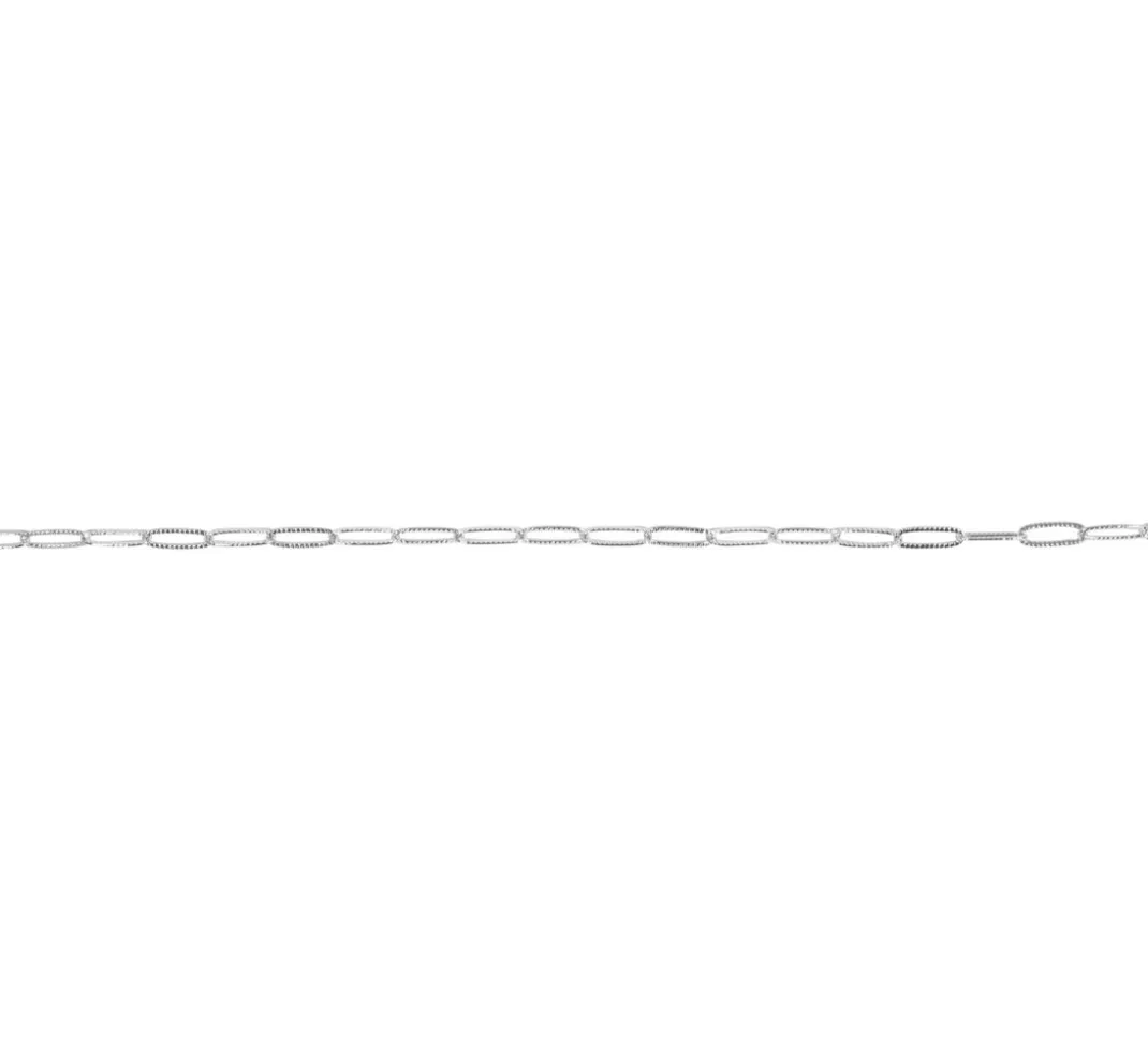 Rayher Ketten>Gliederkette Paperclip geprägt