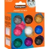 Cléopâtre Schmuck Gießen|Glitter- Und Schneedeko>Glimmerpuder Farbset, 9 Tiegel