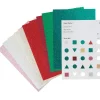 Rico Design Spezialpapier & -Karton|Farb- & Motivblöcke>Glitterpapier "Xmas"