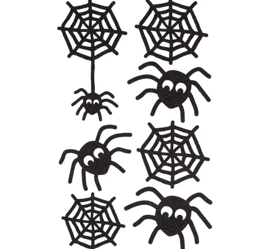 Rico Design Sticker & Klebebänder|Kartengestaltung>Glittersticker "Spinnen"