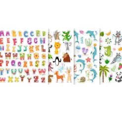 Kinder URSUS Weiteres|Sticker & Klebebänder>Glitzer-Sticker "Animals"