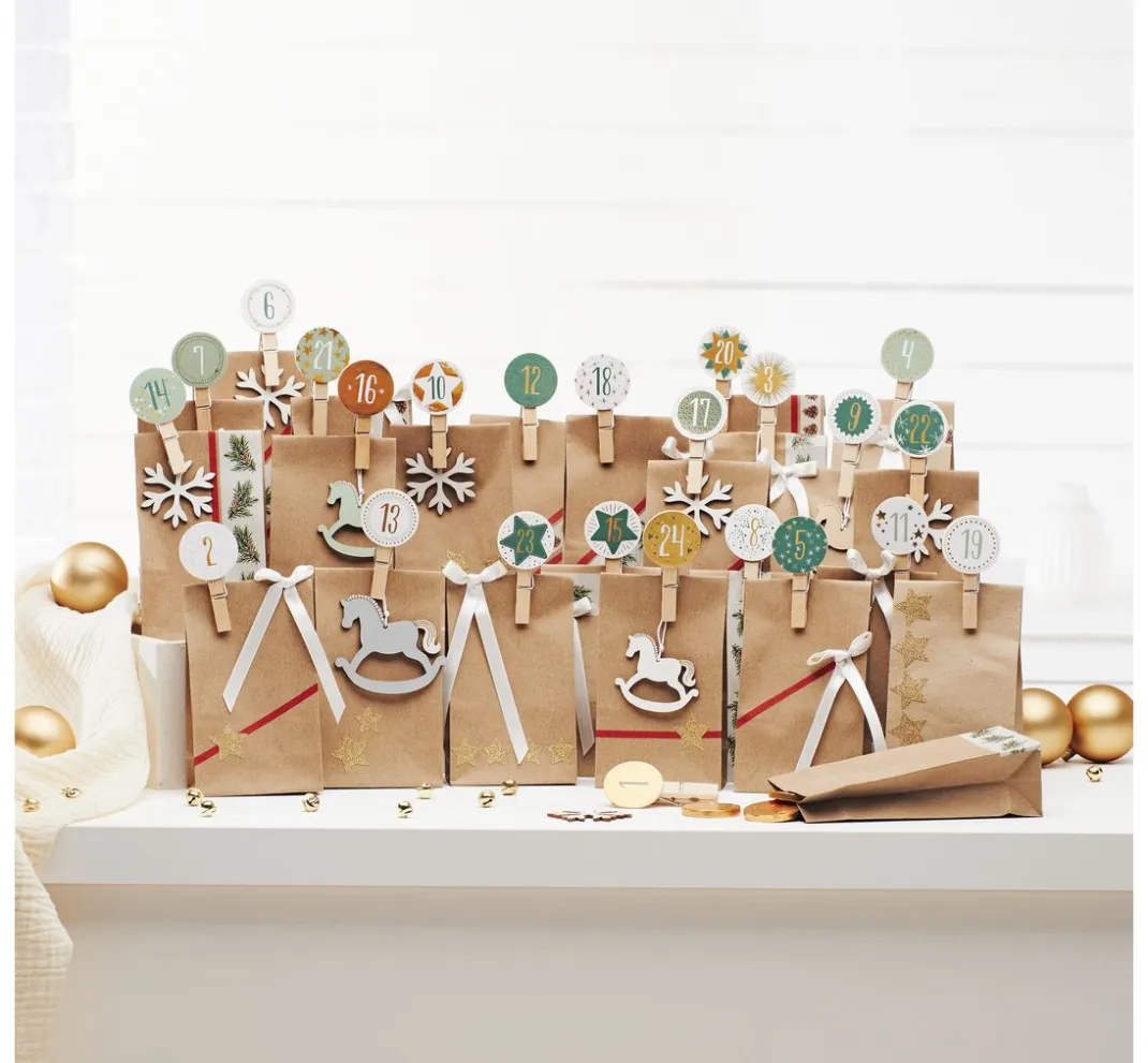 HobbyFun Sticker & Klebebänder|Scrapbooking>Glitzer-Sticker "Sterne"