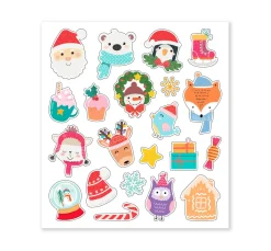 URSUS Scrapbooking|Sticker & Klebebänder>Glitzersticker-Set "Weihnachten"
