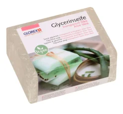 GLOREX Seifen-Design|Seifen>Glycerin Öko-Gießseife "Aloe Vera", transparent