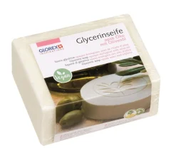 GLOREX Seifen-Design|Seifen>Glycerin Öko-Gießseife "Olivenöl", Opak