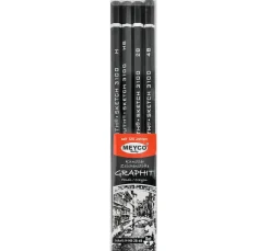 Meyco Stifte>Graphit Bleistifte, 4er-Set