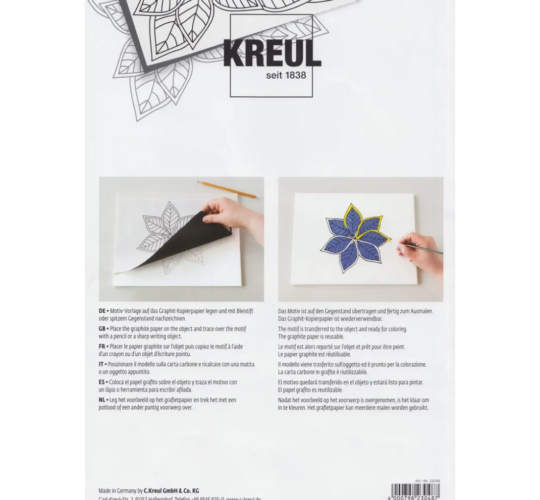 Kreul Glas- & Porzellanmalerei|Freundschaftsarmbänder>Graphitpapier