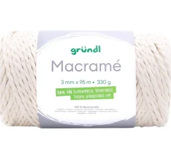 Kinder gründl Bänder|Makramee>Baumwollkordel "Macramé"