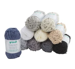 gründl Topflappengarn|Baumwollgarn>Cotton Quick Mini "Shades of Grey"