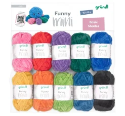 gründl Effektwolle|Chenille Wolle>Funny Mini Basic Shades