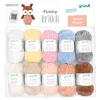 gründl Chenille Wolle|Häkeln>Funny Mini Pastell Shades