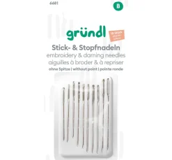 gründl Sticknadeln|Sticken>Stick- und Stopfnadeln ohne Spitze