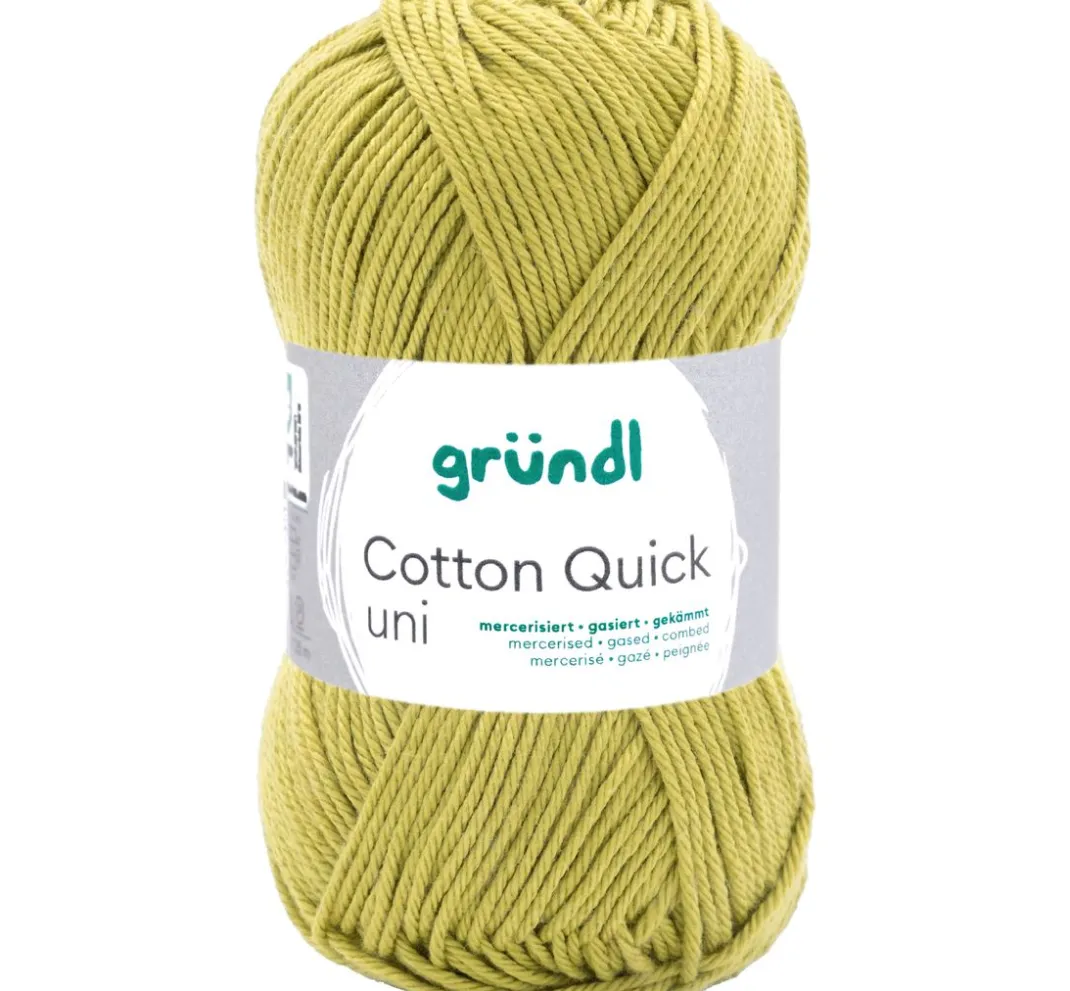 gründl Häkeln|Sockenwolle>Wolle "Cotton Quick uni"