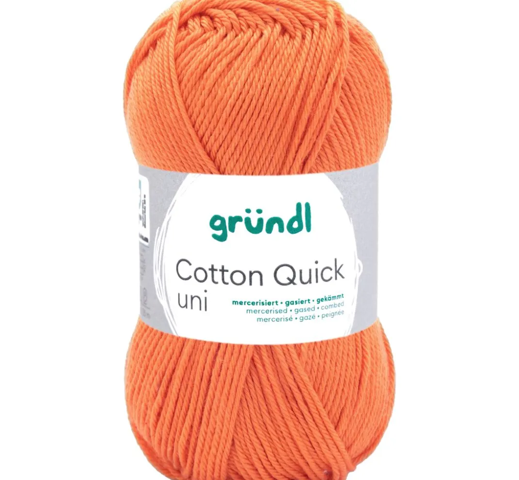 gründl Häkeln|Sockenwolle>Wolle "Cotton Quick uni"