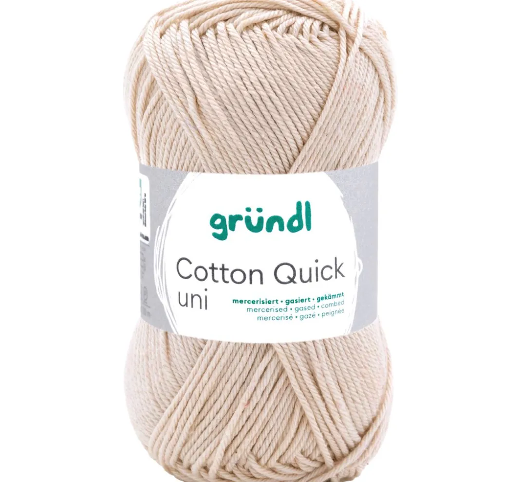 gründl Häkeln|Sockenwolle>Wolle "Cotton Quick uni"