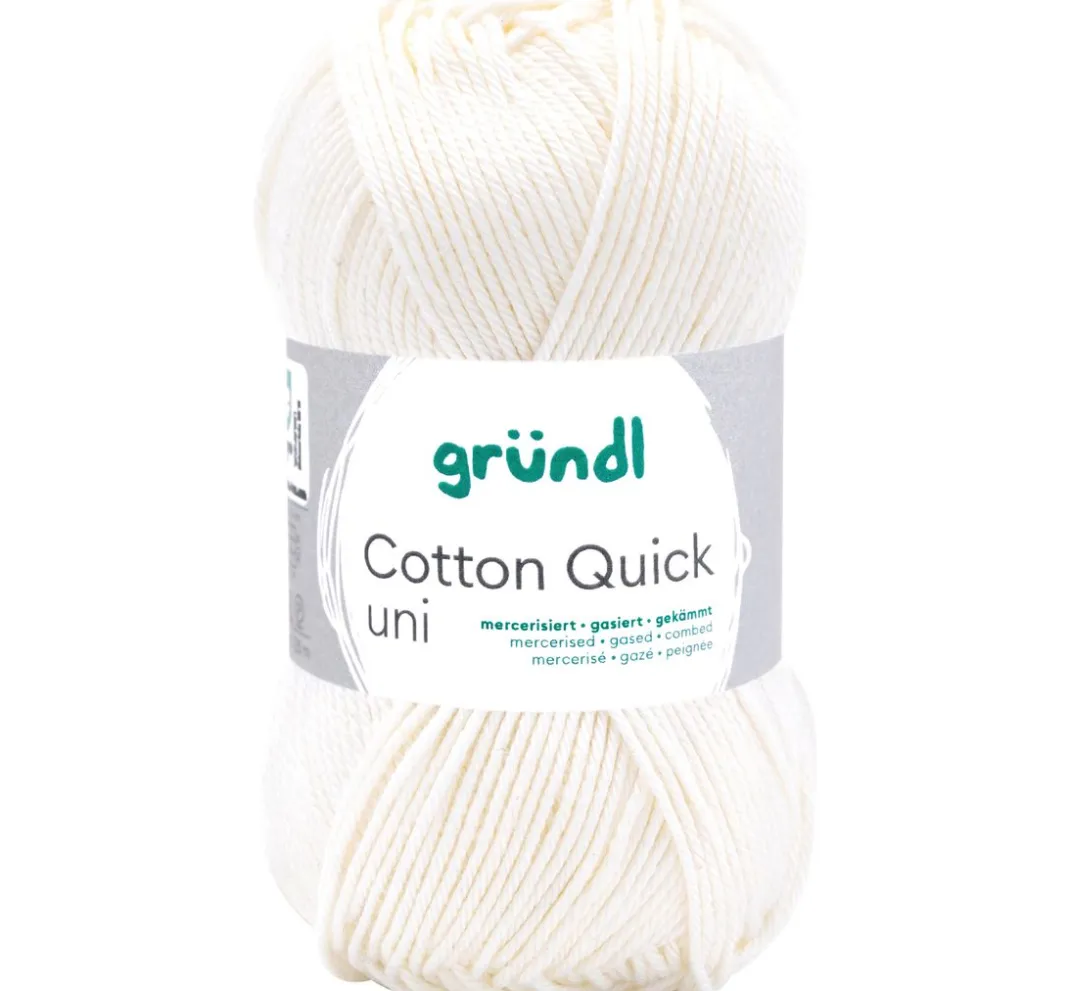 gründl Häkeln|Sockenwolle>Wolle "Cotton Quick uni"