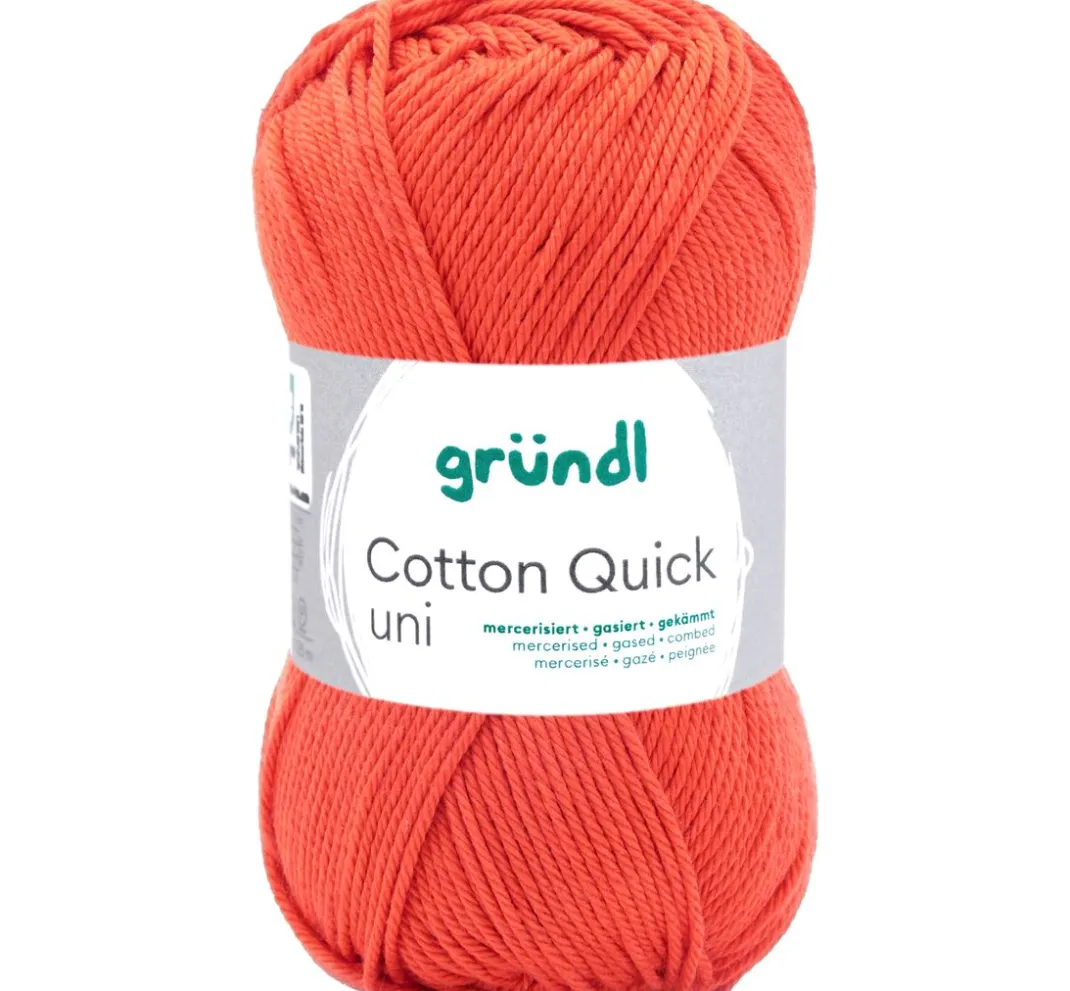 gründl Häkeln|Sockenwolle>Wolle "Cotton Quick uni"