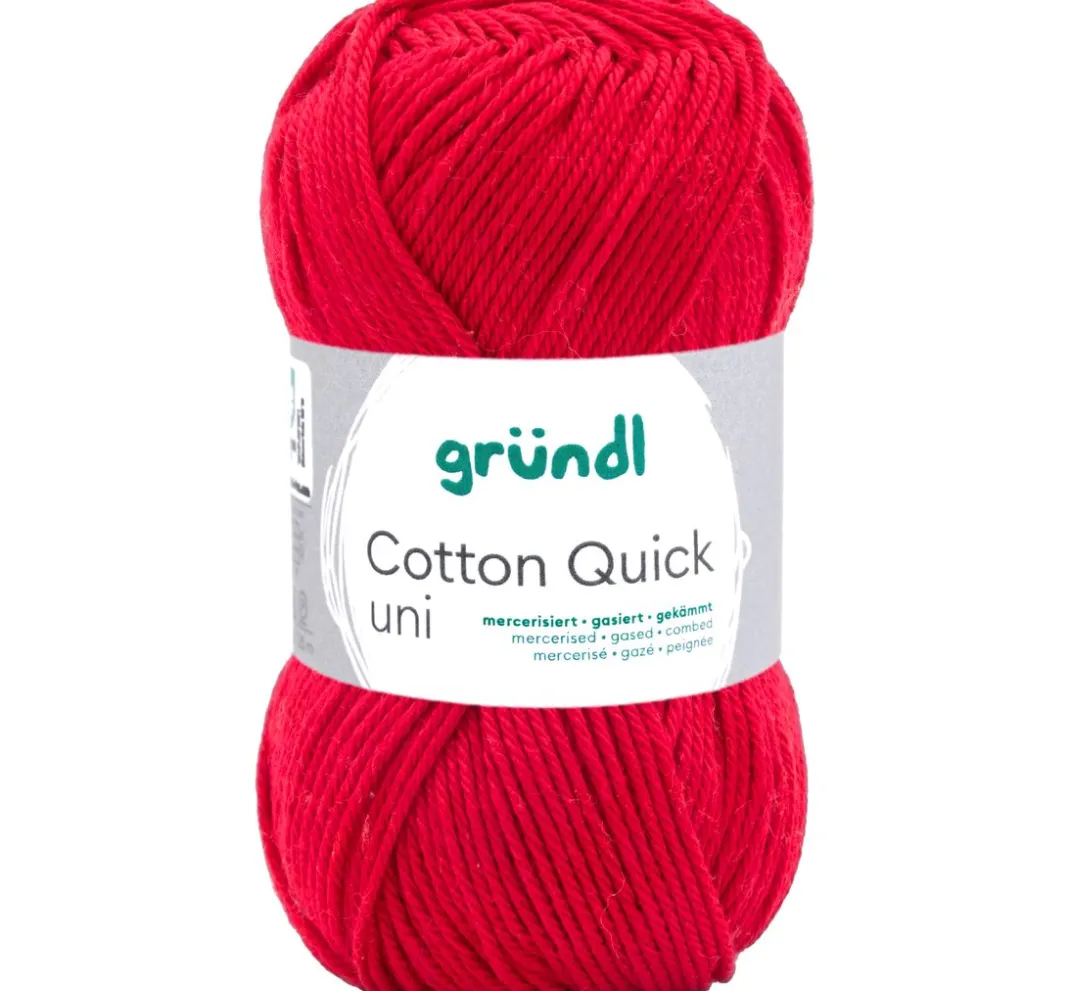 gründl Häkeln|Sockenwolle>Wolle "Cotton Quick uni"