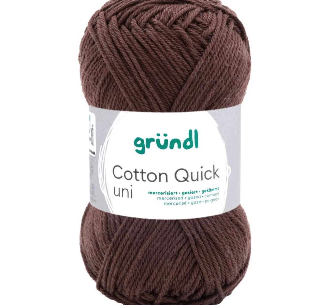 gründl Häkeln|Sockenwolle>Wolle "Cotton Quick uni"