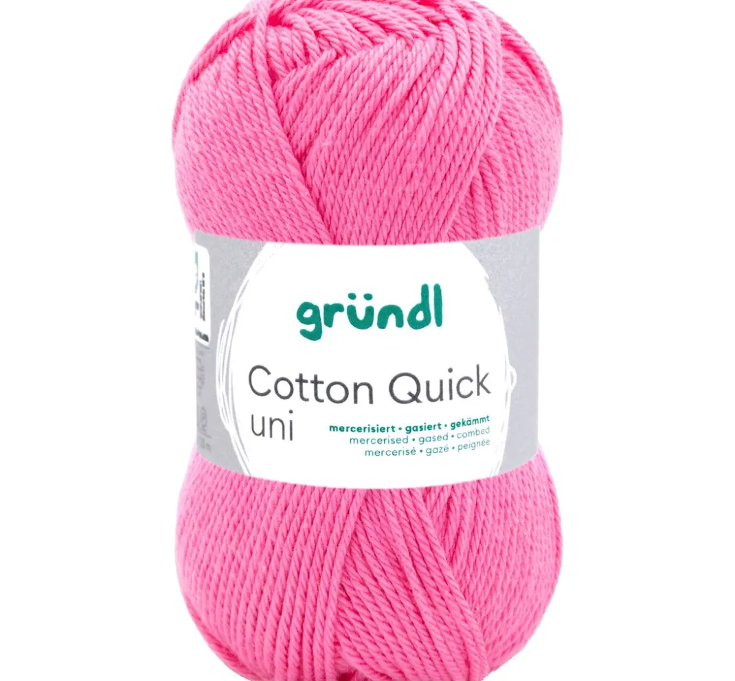 gründl Häkeln|Sockenwolle>Wolle "Cotton Quick uni"