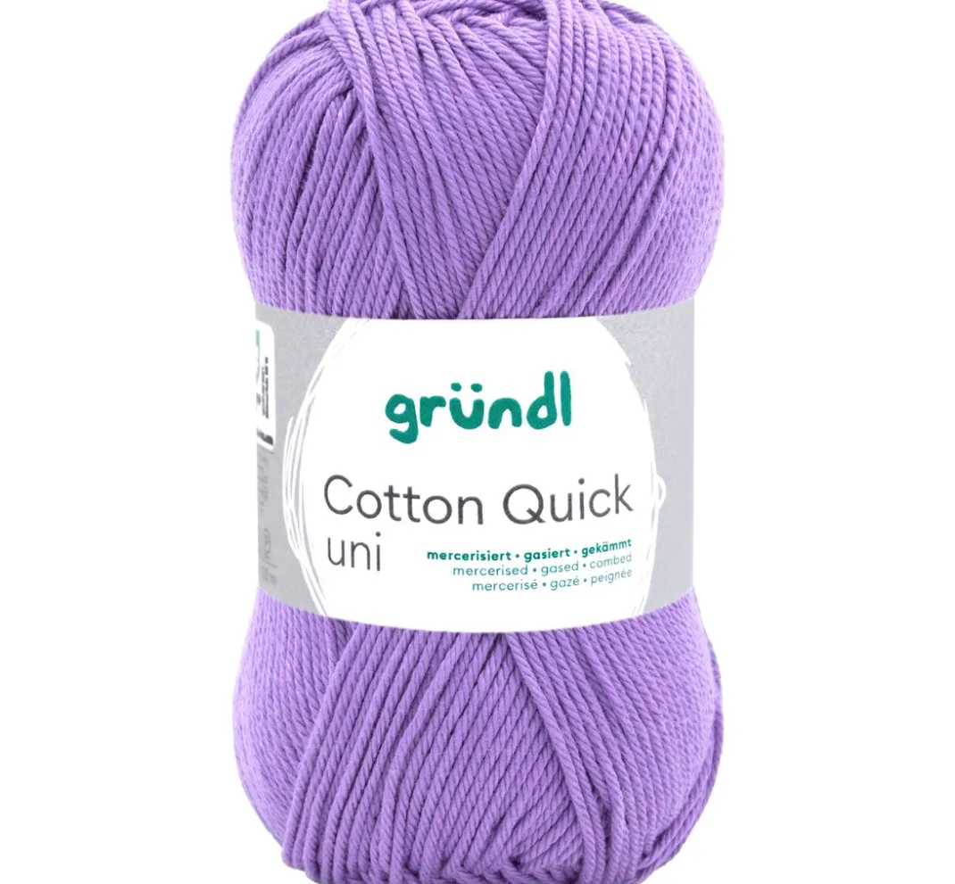 gründl Häkeln|Sockenwolle>Wolle "Cotton Quick uni"
