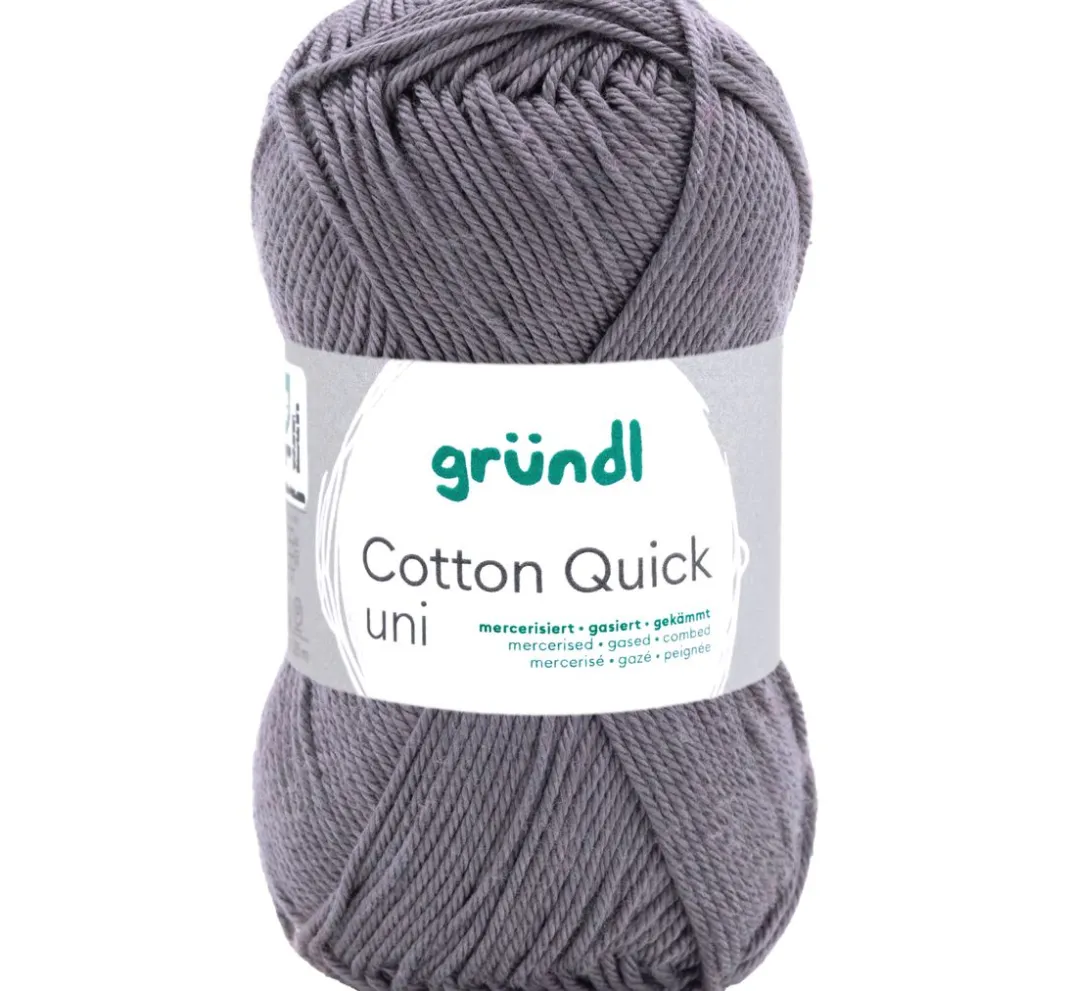 gründl Häkeln|Sockenwolle>Wolle "Cotton Quick uni"