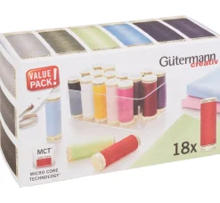 Gütermann creativ Nähgarne & Overlockgarn|Nähsets>Gütermann Nähfaden-Box Allesnäher - 18 Spulen